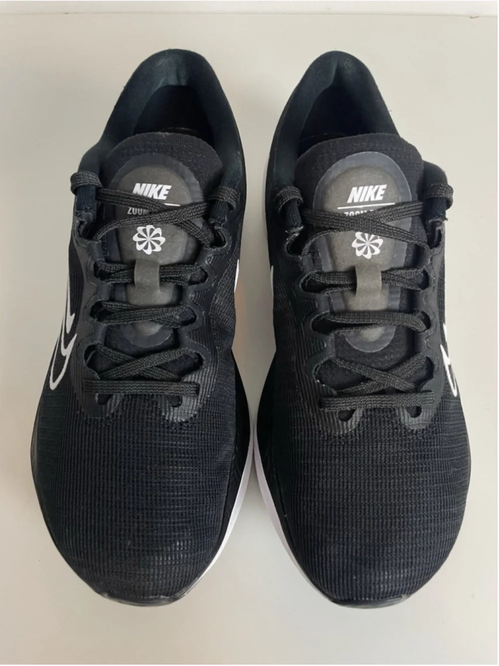 Nike Trainers Womens Size 9 ZoomX Fly 5 Black White Road Running Gym Shoes